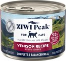 ZIWI Peak Venison Recipe Canned Cat Food, 6.5-oz, case of 12