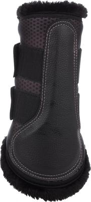 Show full view: Equinavia Ty Brushing Horse Boots with NordicAir Tech, Black/Orchid Haze/Black, Large slide 2 of 2