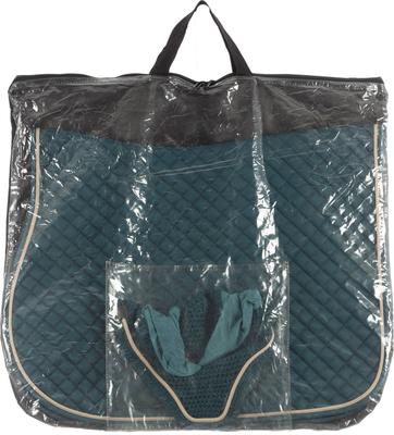 Show full view: Equinavia Voss Dressage Horse Saddle Pad & Bonnet Set, Deep Green/Vanilla Cream, Horse slide 5 of 5