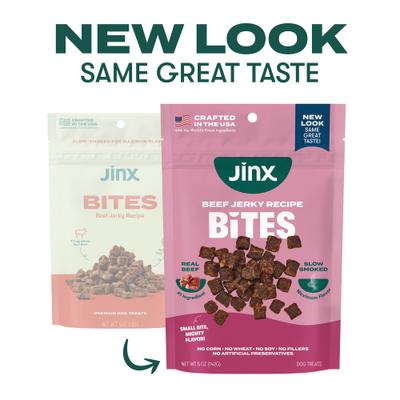 Show full view: Jinx Beef Bites Jerky Dog Treats, 5-oz bag slide 3 of 8