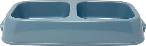 Show full view: Van Ness Double Dish Plastic Dog Bowl, 2.5 Cups slide 5 of 8