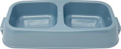 Van Ness Double Dish Plastic Dog Bowl, 2.5 Cups