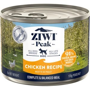 ZIWI Peak Chicken Recipe Canned Dog Food, 6-oz, case of 12