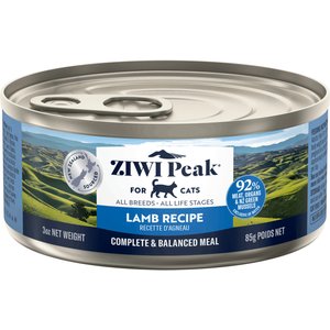 ZIWI Peak Rabbit & Lamb Recipe Canned Cat Food, 3-oz, case of 24