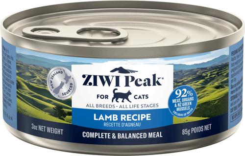 ZIWI Peak Lamb Recipe Canned Cat Food, 3-oz, case of 24 - Chewy.com