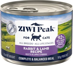 ZIWI Peak Rabbit & Lamb Recipe Canned Cat Food, 6.5-oz, case of 12