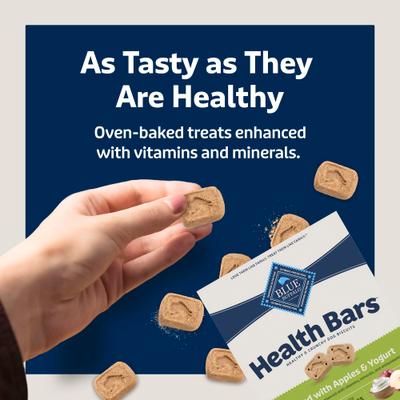 Show full view: Blue Buffalo Health Bars Apple & Yogurt Mini Dog Treats, 2-lb box slide 8 of 11