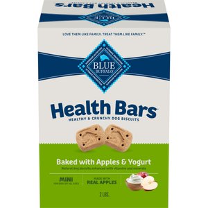 Blue Buffalo Health Bars Apple & Yogurt Mini Dog Treats, 2-lb box