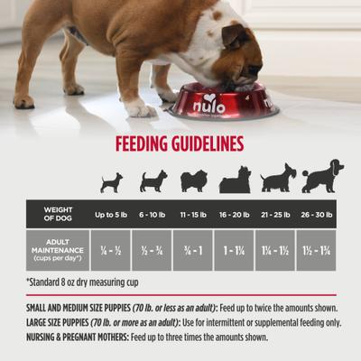 Show full view: Nulo Challenger Puppy & Adult Small Breed Northern Catch Haddock, Salmon & Acadian Redfish Dry Dog Food, 4.5-lb bag slide 8 of 12
