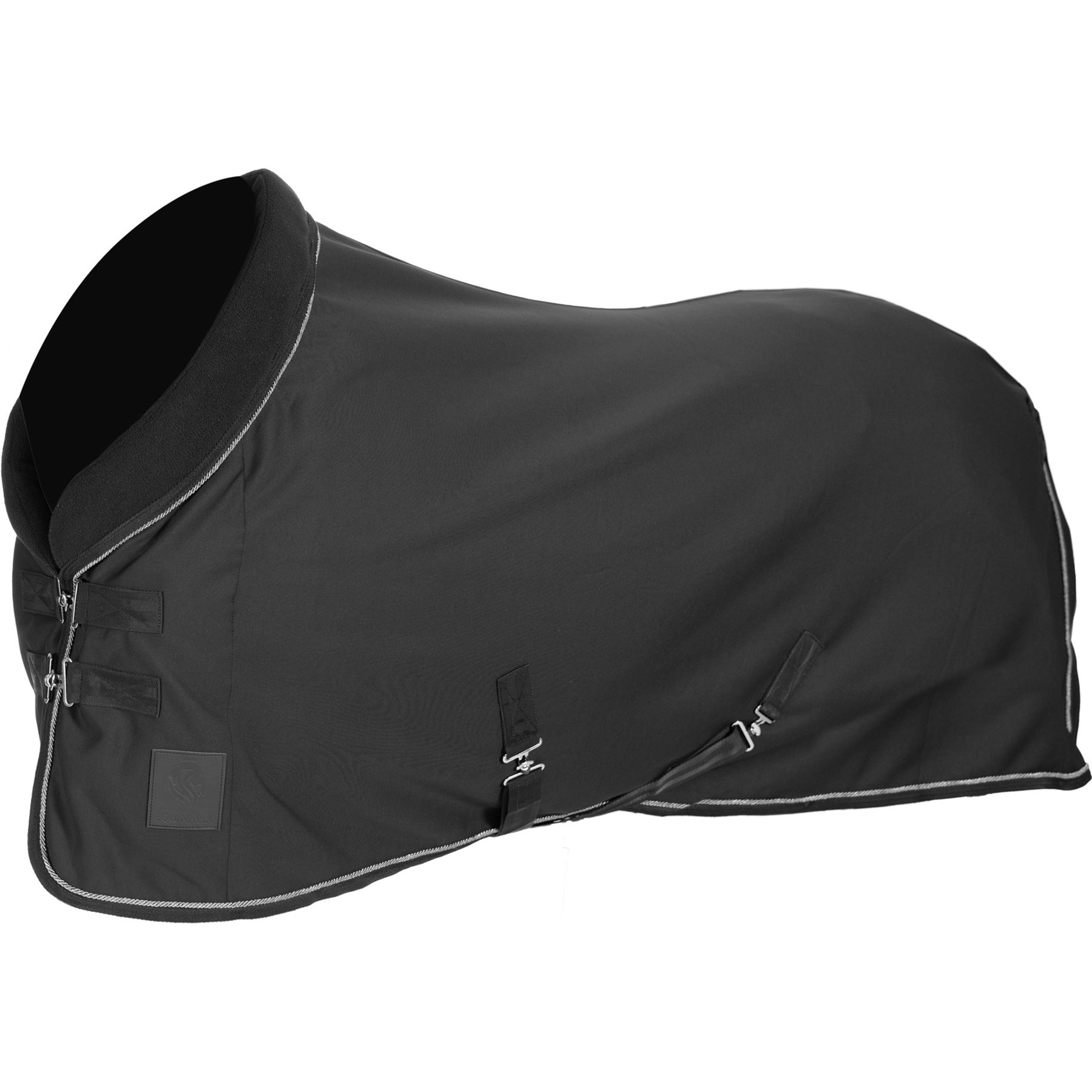 Equinavia Hygge Bonded Fleece Horse Cooler, Black, 78-in