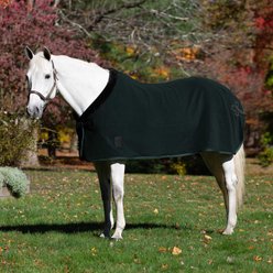 Equinavia Koselig Fleece Horse Cooler, Deep Green, 82-in
