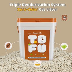 Happy & Polly Unscented Clumping Tofu Cat Litter, 20-lb bucket slide 2 of 9
