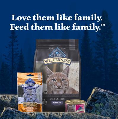 Show full view: Blue Buffalo Wilderness Salmon Grain-Free Canned Cat Food, 5.5-oz, case of 24 slide 10 of 12