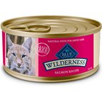 Blue Buffalo Wilderness Salmon Grain-Free Canned Cat Food, 5.5-oz, case of 24