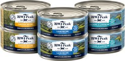 ZIWI Peak Chicken, Mackerel & Lamb, Lamb Variety Pack Grain-Free Pate Canned Cat Food, 3-oz can, case of 6