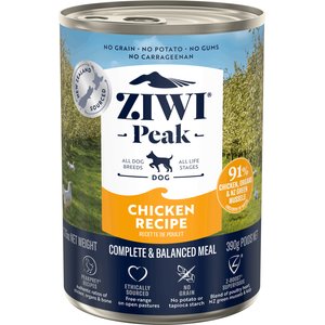ZIWI Peak Chicken Recipe Canned Dog Food, 13.75-oz, case of 12