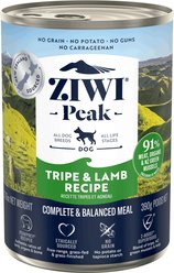 ZIWI Peak Tripe & Lamb Recipe Canned Dog Food, 13.75-oz, case of 12