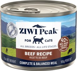 ZIWI Peak Beef Recipe Canned Cat Food, 6.5-oz, case of 12