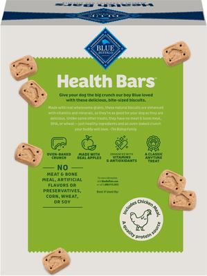 Show full view: Blue Buffalo Health Bars Apple & Yogurt Mini Dog Treats, 2-lb box slide 3 of 11