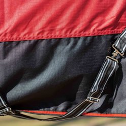 Equinavia Norse Light Weight 100g Horse Turnout Blanket, Equestrian Red, 66-in slide 2 of 6