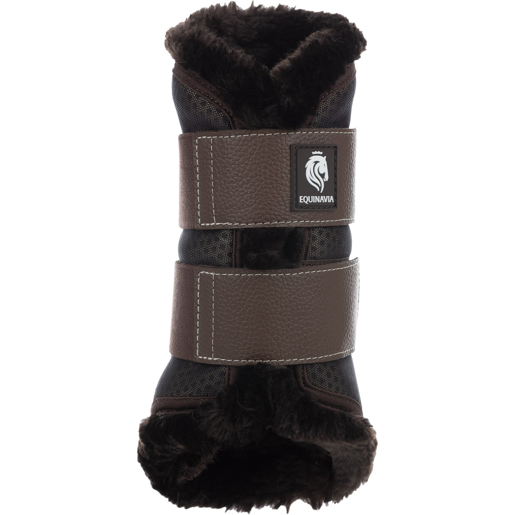 Equinavia Ty Brushing Horse Boots with NordicAir Tech, Brown/Vanilla Cream/Brown, X-Large