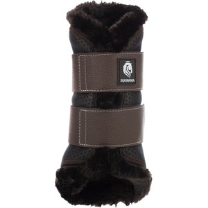 Equinavia Ty Brushing Horse Boots with NordicAir Tech, Brown/Vanilla Cream/Brown, Large