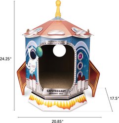 HappyCat Rocketship Cat House Scratcher Toy slide 2 of 5