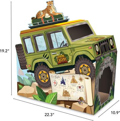 Show full view: HappyCat Safari Truck Cat House Scratcher Toy slide 4 of 4