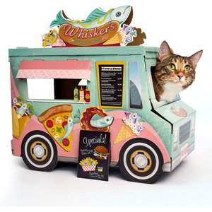 HappyCat Whisker's Wagon Cat House Scratcher Toy