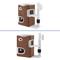 Show in main carousel: Yitahome 2-Tier Indoor 7.68-in Fleece Cat Cube Condo House with Scratch Pad, Cactus Brown slide 7 of 9