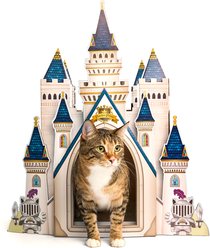 HappyCat Castle Cat House Scratcher Toy slide 1 of 4