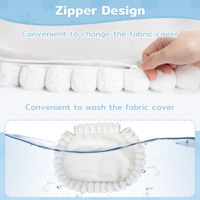 Show full view: Yafylly Hammock Soft & Comfortable Seat Bed Cat Window Perch with Washable Cover, White, Medium slide 7 of 9