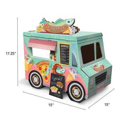 Show full view: HappyCat Whisker's Wagon Cat House Scratcher Toy slide 3 of 5