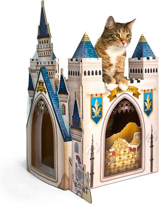 Show full view: HappyCat Castle Cat House Scratcher Toy slide 3 of 5