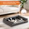 Show in main carousel: BingoPaw Microfiber Leather Sofa Dog Bed, Grey, XX-Large slide 10 of 11