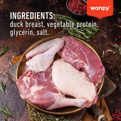 Show full view: Wanpy Prime All Natural Air-Dried Duck Grain-Free Jerky Dog Treats, 3.5-oz bag slide 6 of 10