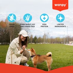 Wanpy All Natural Air-Dried Chicken Grain-Free Jerky Dog Treats, 64-oz bag slide 2 of 9