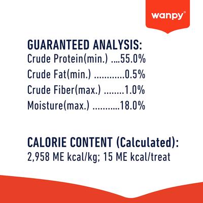 Show full view: Wanpy Prime All Natural Air-Dried Chicken Jerky Chips Grain-Free Dehydrated Dog Treats, 3.5-oz bag slide 7 of 9