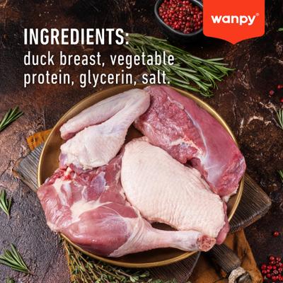 Show full view: Wanpy All Natural Air-Dried Duck Grain-Free Jerky Dog Treats, 32-oz bag slide 6 of 10