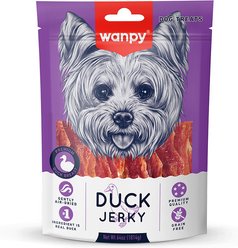 Wanpy All Natural Air-Dried Duck Grain-Free Jerky Dog Treats, 64-oz bag