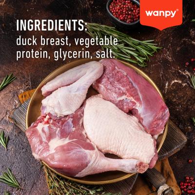 Show full view: Wanpy All Natural Air-Dried Duck Grain-Free Jerky Dog Treats, 16-oz bag slide 6 of 10