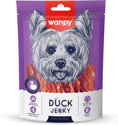 Wanpy All Natural Air-Dried Duck Grain-Free Jerky Dog Treats, 16-oz bag slide 1 of 8