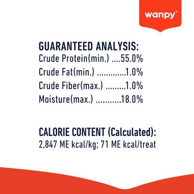 Show full view: Wanpy Prime All Natural Air-Dried Chicken High Protein Jerky Dog Treats, 3.5-oz bag slide 7 of 9