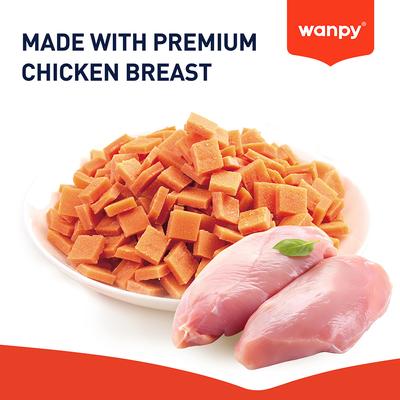 Show full view: Wanpy Prime All Natural Air-Dried Chicken High Protein Jerky Bites Cat Treats, 2.82-oz bag slide 4 of 10