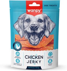 Wanpy All Natural Air-Dried Chicken Grain-Free Jerky Dog Treats, 64-oz bag
