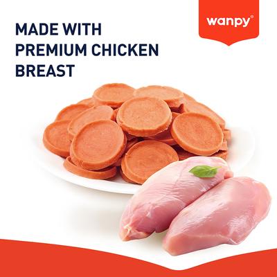 Show full view: Wanpy Prime All Natural Air-Dried Chicken Jerky Chips Grain-Free Dehydrated Dog Treats, 3.5-oz bag slide 4 of 9