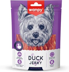 Wanpy All Natural Air-Dried Duck Grain-Free Jerky Dog Treats, 32-oz bag