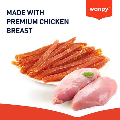 Show full view: Wanpy Prime All Natural Air-Dried Chicken Jerky Strips Grain-Free Soft & Chewy Dog Treats, 3.5-oz bag slide 4 of 9