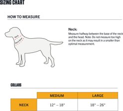 Carhartt Field Fully Adjustable Durable 600-Denier Fabric Dog Collar with Reflective Wordmark, Industry Red, Medium slide 2 of 5