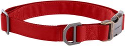 Carhartt Field Fully Adjustable Durable 600-Denier Fabric Dog Collar with Reflective Wordmark, Industry Red, Medium